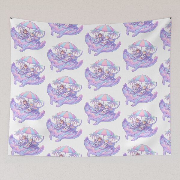 Item preview, Kawaii Cosmic Vacation Astronauts designed and sold by MHArtSpace.