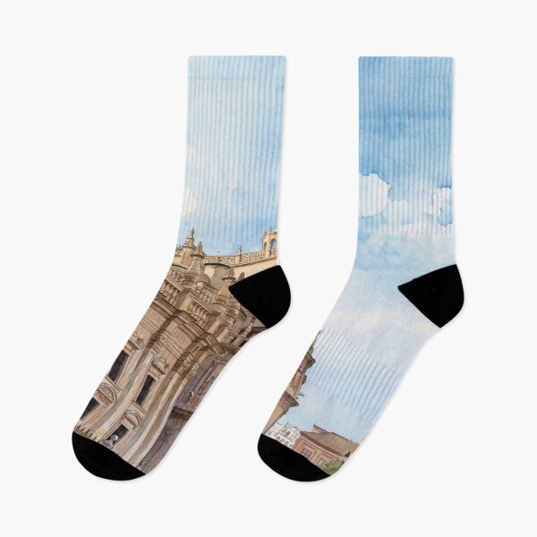 Item preview, Giralda Tower & Cathedral in Watercolor Style — Digital Art Transformation from Real Photography designed and sold by M.ALK.Watercolor.