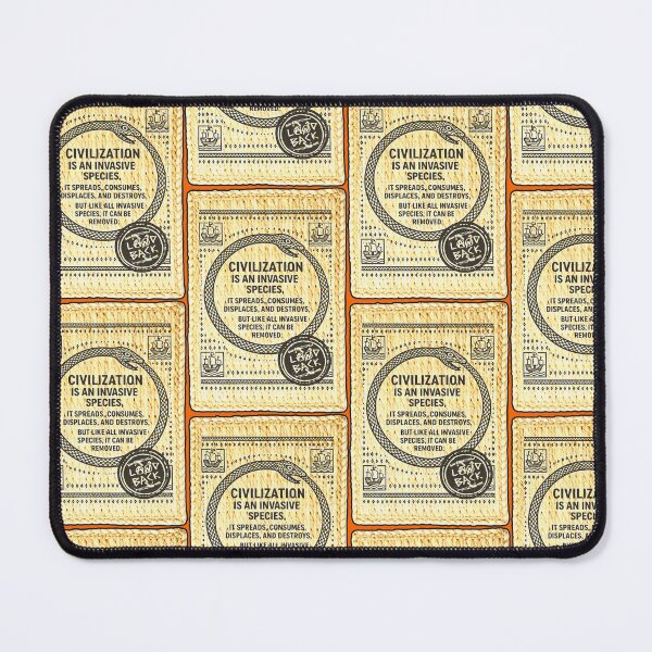 Item preview, END CIV - braided mat - land back versus Vermin Invasion designed and sold by clodius blog.