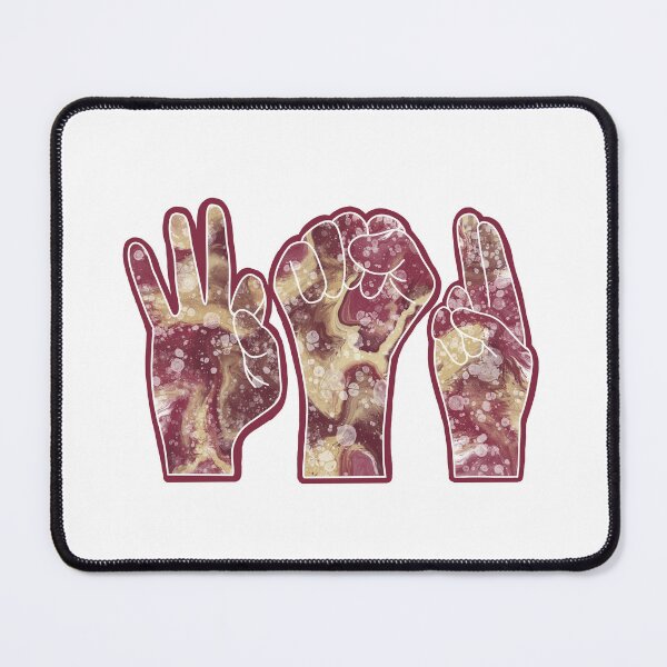 Item preview, ASL- American Sign Language Finger Spelling of F,S, and U designed and sold by PD-Coastal.