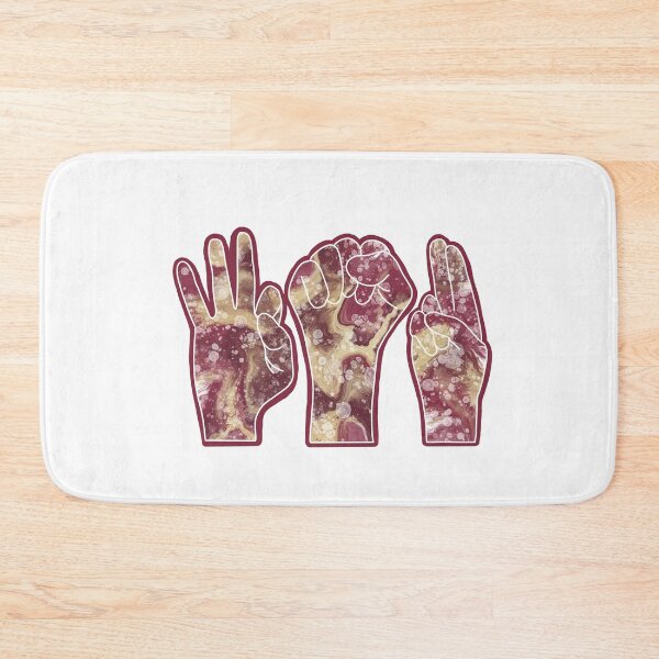 Item preview, ASL- American Sign Language Finger Spelling of F,S, and U designed and sold by PD-Coastal.