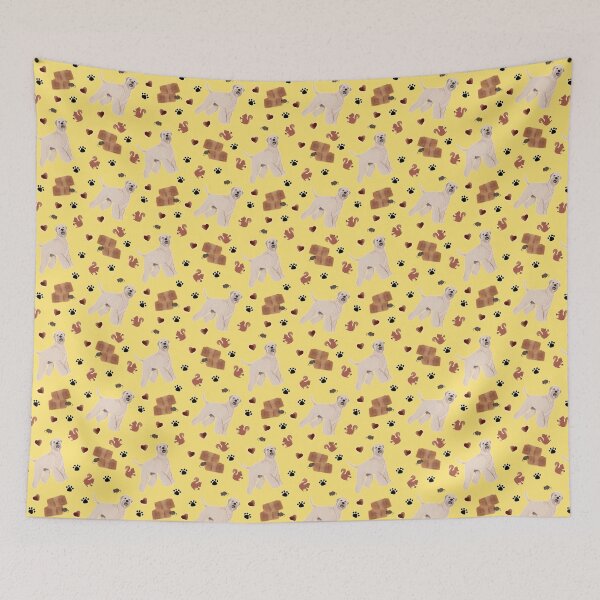 Item preview, Soft Coated Wheaten Terrier Barn Hunt | Show Bird Hunting | Dog Puppy Lover | Sport Working | AKC | Seamless Repeating Pattern designed and sold by yashiki.