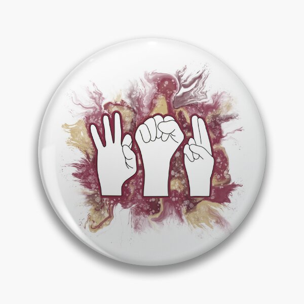Item preview, ASL- American Sign Language Finger Spelling of F,S, and U designed and sold by PD-Coastal.