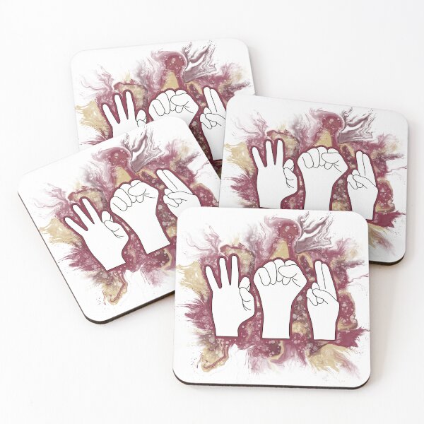 Item preview, ASL- American Sign Language Finger Spelling of F,S, and U designed and sold by PD-Coastal.