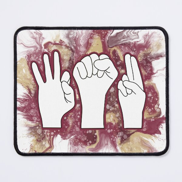 Item preview, ASL- American Sign Language Finger Spelling of F,S, and U designed and sold by PD-Coastal.