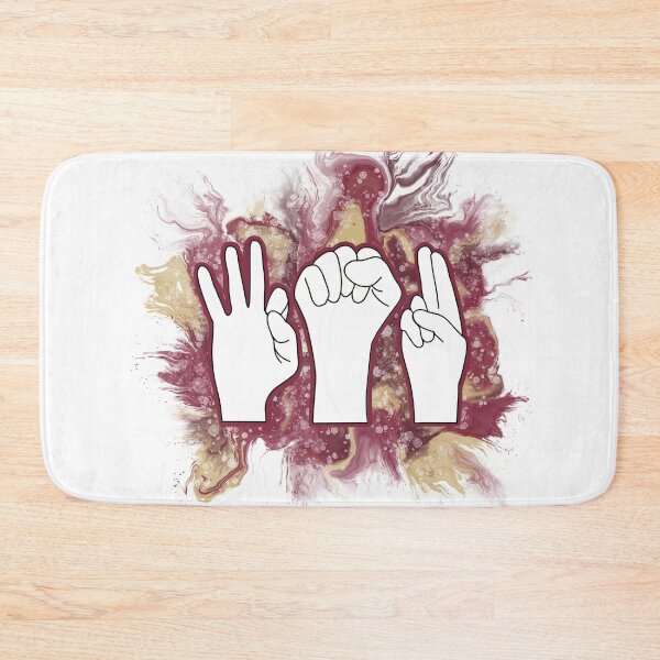 Item preview, ASL- American Sign Language Finger Spelling of F,S, and U designed and sold by PD-Coastal.