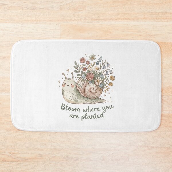 Item preview, Christian Cottagecore Snail Wildflowers Tote Bag Bloom Where Planted Bible Verse Faith Gift designed and sold by Small & Beloved.