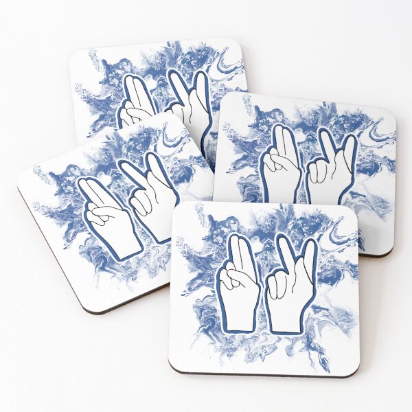 Item preview, ASL- American Sign Language Finger Spelling of U and K designed and sold by PD-Coastal.