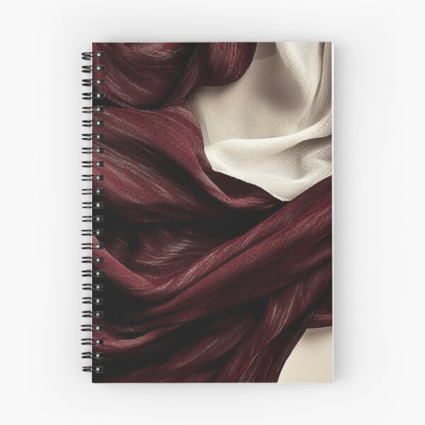 Item preview, Dark Red and Cream Raffled Texture Design designed and sold by ZedColors.