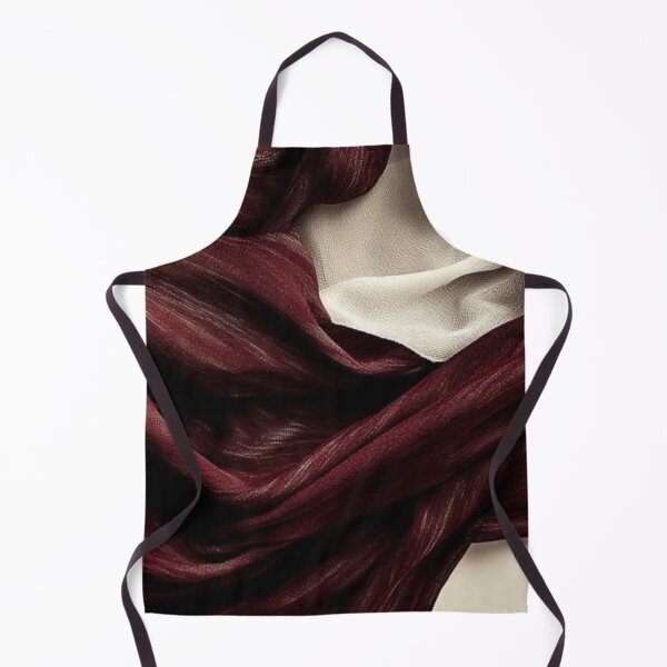 Item preview, Dark Red and Cream Raffled Texture Design designed and sold by ZedColors.