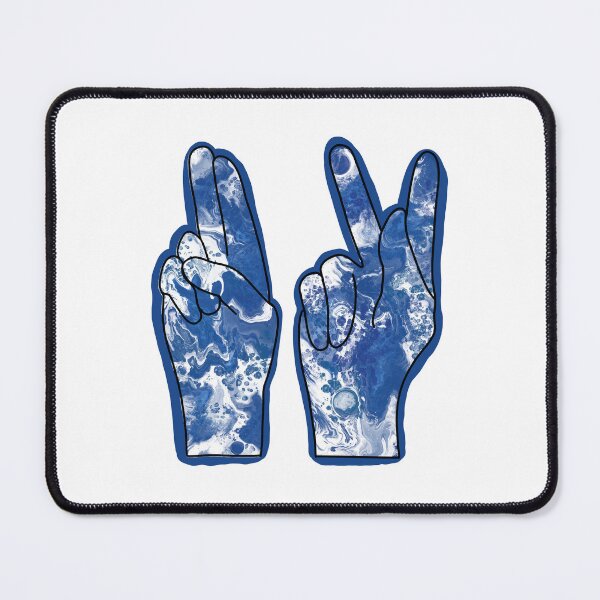 Item preview, ASL- American Sign Language Finger Spelling of U and K designed and sold by PD-Coastal.