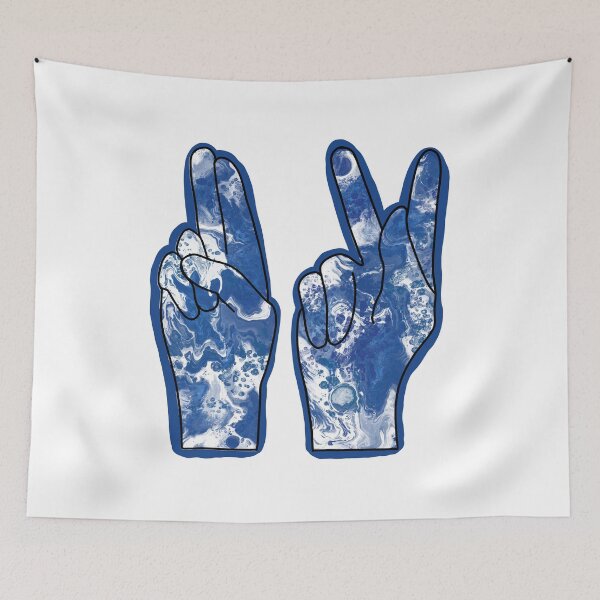 Item preview, ASL- American Sign Language Finger Spelling of U and K designed and sold by PD-Coastal.