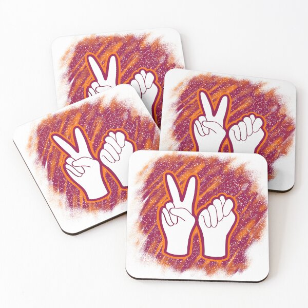 Item preview, ASL- American Sign Language Finger Spelling of V and T designed and sold by PD-Coastal.