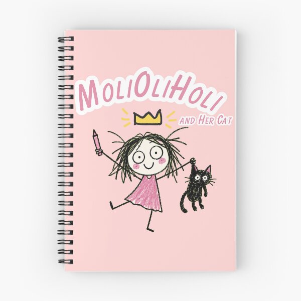 Item preview, MoliOliHoli and Her Cat – Cute Chaotic Doodle Art designed and sold by Jankes88.