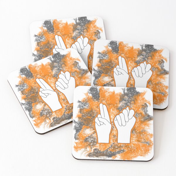 Item preview, ASL- American Sign Language Finger Spelling of U and T designed and sold by PD-Coastal.