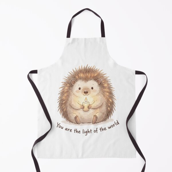 Item preview, Christian Cottagecore Porcupine Candle Tote Bag Matthew 5 Light of the World Bible Verse Gift designed and sold by Small & Beloved.