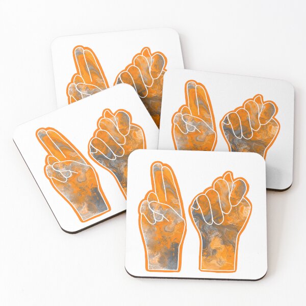 Item preview, ASL- American Sign Language Finger Spelling of U and T designed and sold by PD-Coastal.