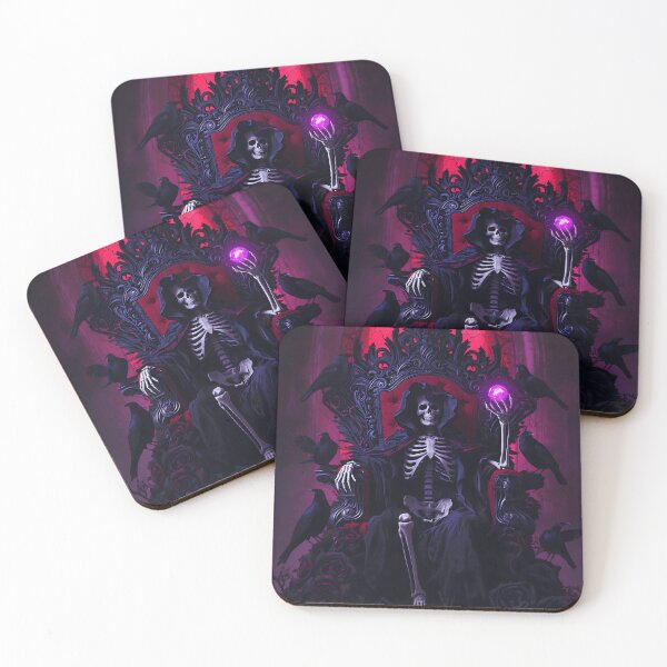 Item preview, Gothic Skeleton Throne Dark Fantasy Art designed and sold by ColoradoRevenge.