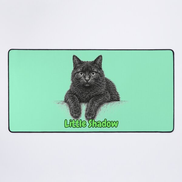 Item preview, Little Shadow Black Kitten Art designed and sold by lumar23.