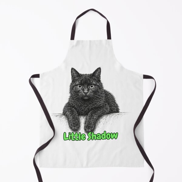 Item preview, Little Shadow Black Kitten Art designed and sold by lumar23.