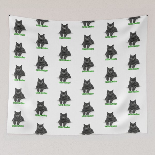 Item preview, Little Shadow Black Kitten Art designed and sold by lumar23.
