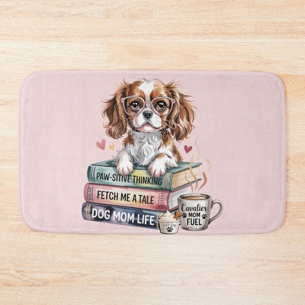 Item preview, Cavalier King Charles Spaniel Dog Mom | Book Lover Coffee Cavalier Mom designed and sold by tamdevo1.