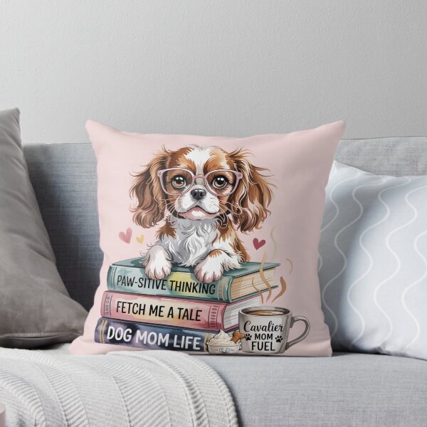 Item preview, Cavalier King Charles Spaniel Dog Mom | Book Lover Coffee Cavalier Mom designed and sold by tamdevo1.