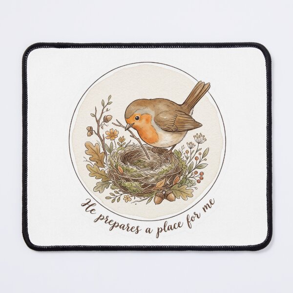 Item preview, Christian Cottagecore Robin Nest Tote Bag John 14 He Prepares a Place Bible Verse Faith Gift designed and sold by Small & Beloved.