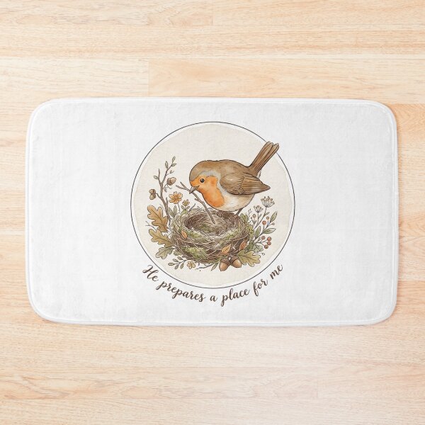 Item preview, Christian Cottagecore Robin Nest Tote Bag John 14 He Prepares a Place Bible Verse Faith Gift designed and sold by Small & Beloved.