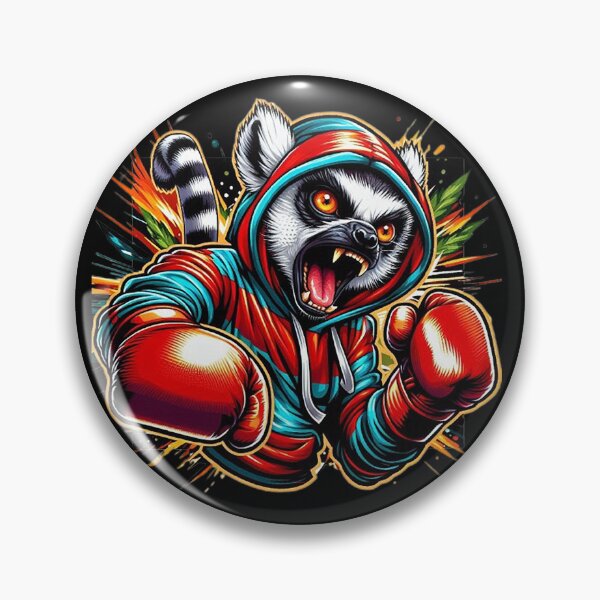 Item preview, Boxing Lemur – Funny Animal Sports Design designed and sold by Dogandesighn.