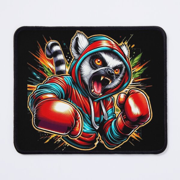 Item preview, Boxing Lemur – Funny Animal Sports Design designed and sold by Dogandesighn.