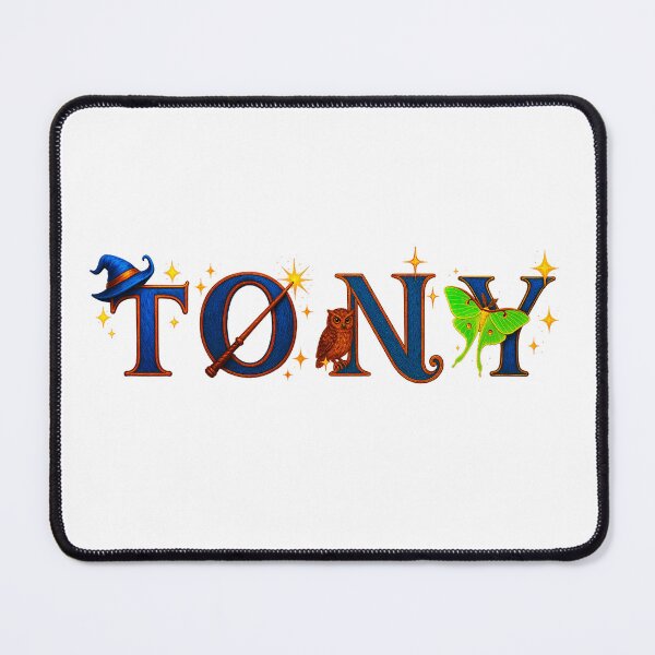 Item preview, SPELLBOUND NAMES COLLECTION – ✨ TONY ✨ – STORYBOOK SPELLCASTER DREAMS designed and sold by WheelieGdArt.
