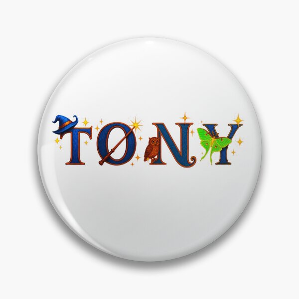 Item preview, SPELLBOUND NAMES COLLECTION  – ✨ TONY ✨ – STORYBOOK SPELLCASTER DREAMS designed and sold by WheelieGdArt.