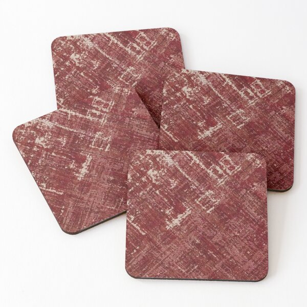 Item preview, Abstract Red and Beige Design designed and sold by ZedColors.