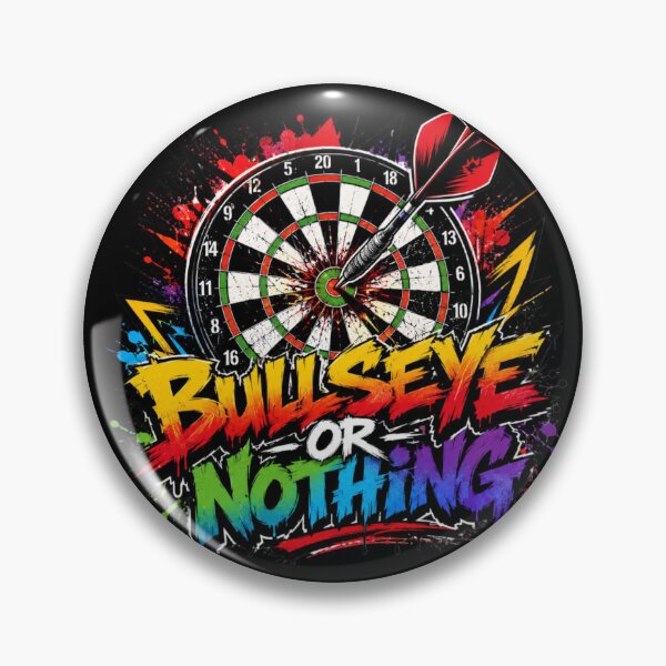 Item preview, Accuracy - Bullseye or Nothing – Colorful Darts Graphic designed and sold by SplashPixel.