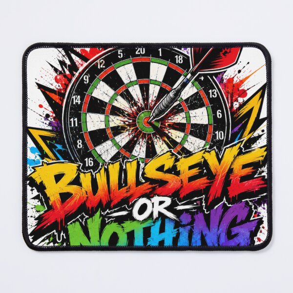 Item preview, Accuracy - Bullseye or Nothing – Colorful Darts Graphic designed and sold by SplashPixel.