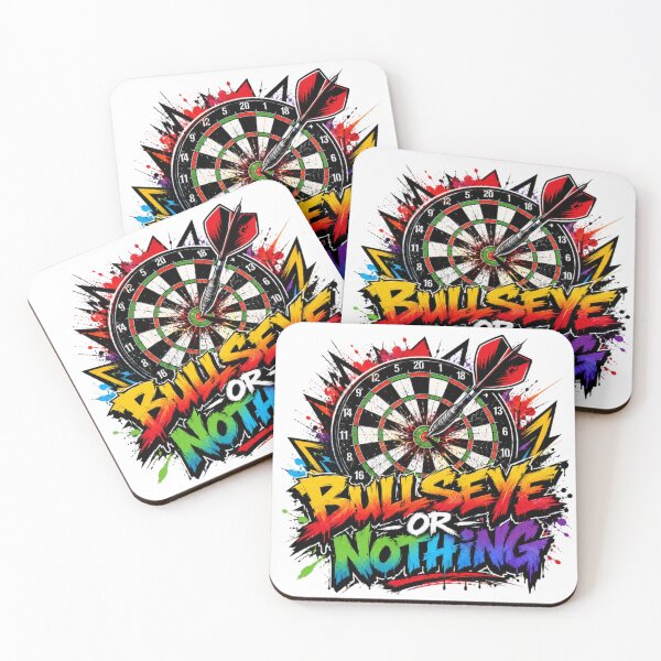 Item preview, Accuracy - Bullseye or Nothing – Colorful Darts Graphic designed and sold by SplashPixel.