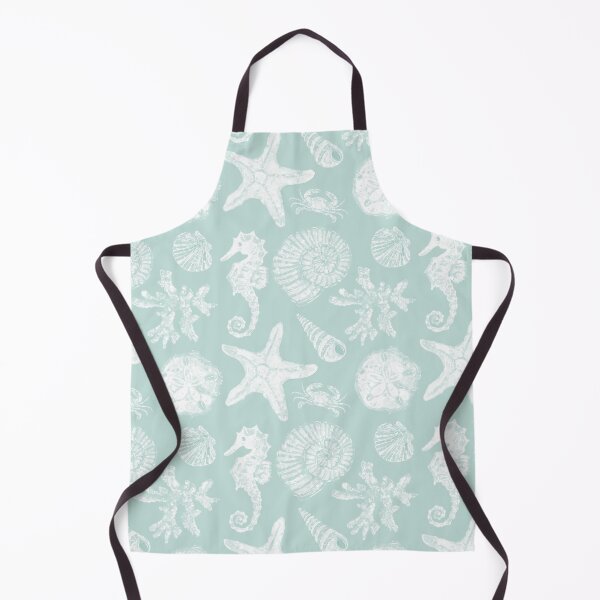 Item preview, Vintage White Washed Sea Life in Seafoam designed and sold by PD-Coastal.