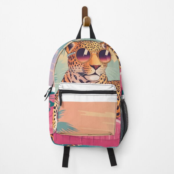 Item preview, Cool Leopard Pool Float Tropical Sunset Design | Retro Summer Jungle Aesthetic designed and sold by JadmeStudio.