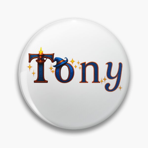 Item preview, SPELLBOUND NAMES COLLECTION  – ✨ TONY ✨ – STORYBOOK SPELLCASTER DREAMS designed and sold by WheelieGdArt.