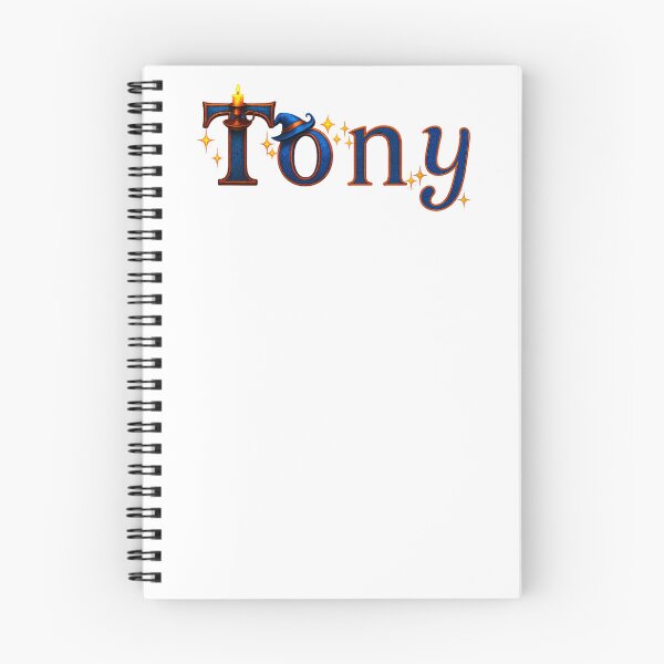 Item preview, SPELLBOUND NAMES COLLECTION  – ✨ TONY ✨ – STORYBOOK SPELLCASTER DREAMS designed and sold by WheelieGdArt.