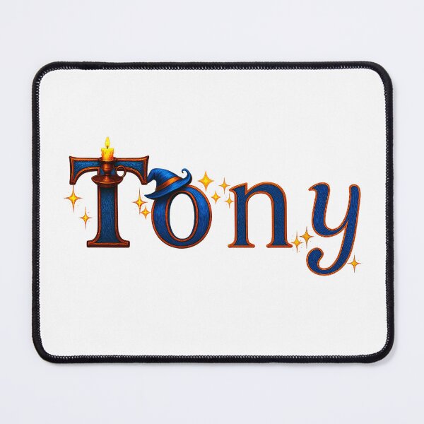 Item preview, SPELLBOUND NAMES COLLECTION – ✨ TONY ✨ – STORYBOOK SPELLCASTER DREAMS designed and sold by WheelieGdArt.