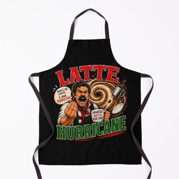 Item preview, Latte Hurricane - Whatsa Matta For You! - Funny Italian Coffee Shirt designed and sold by NinaJG007.