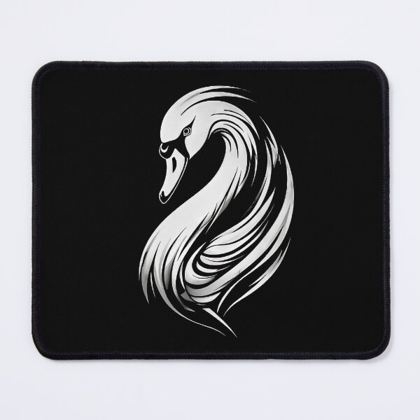 Item preview, Graceful Swan Neck Line Art Watercolor Minimalist Bird designed and sold by UrbanPrts.