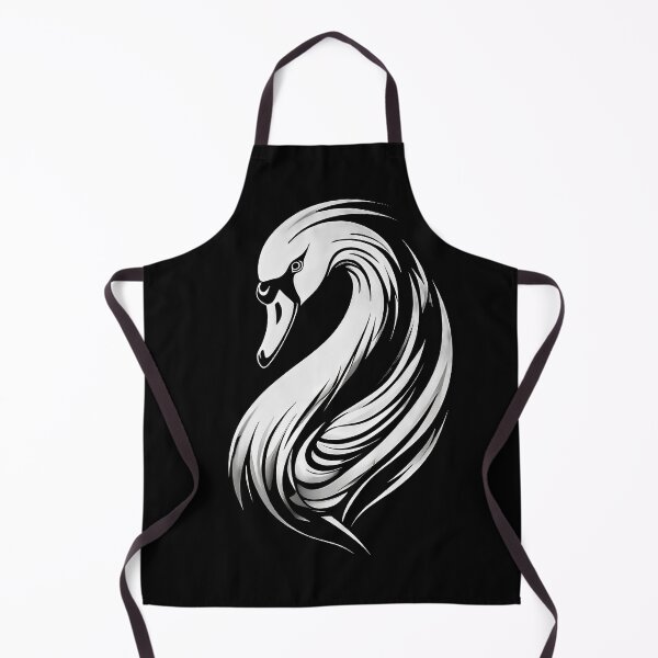 Item preview, Graceful Swan Neck Line Art Watercolor Minimalist Bird designed and sold by UrbanPrts.