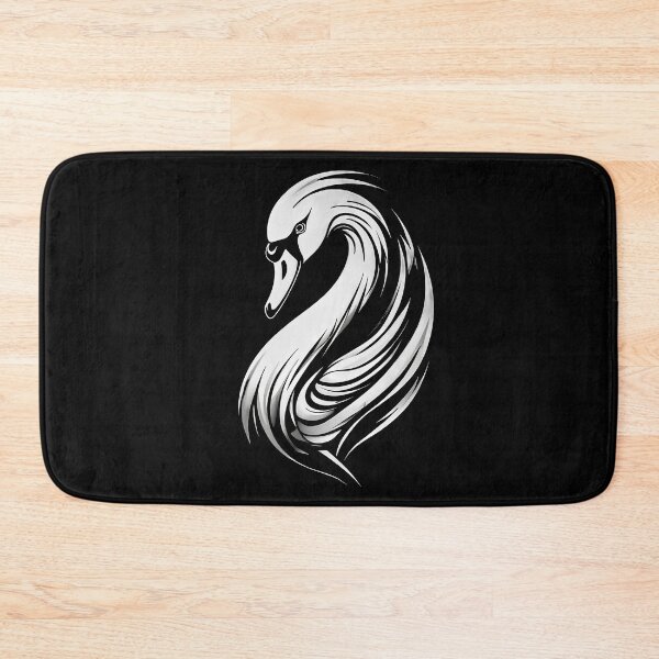 Item preview, Graceful Swan Neck Line Art Watercolor Minimalist Bird designed and sold by UrbanPrts.