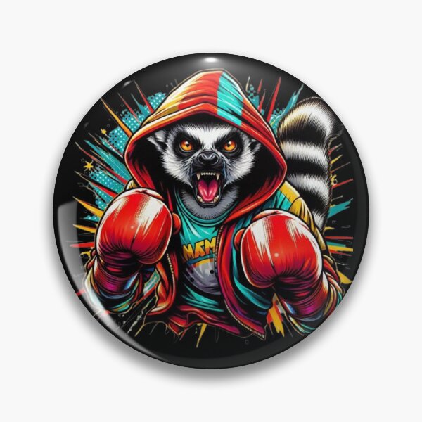 Item preview, Boxing Lemur – Funny Animal Sports Design designed and sold by Dogandesighn.