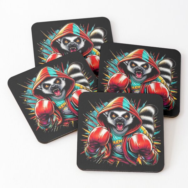 Item preview, Boxing Lemur – Funny Animal Sports Design designed and sold by Dogandesighn.