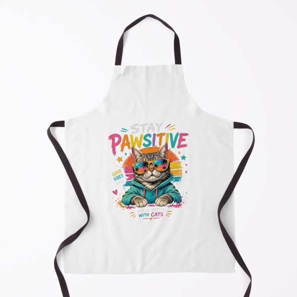 Item preview, Stay Pawsitive Cat designed and sold by AchraffPrint.