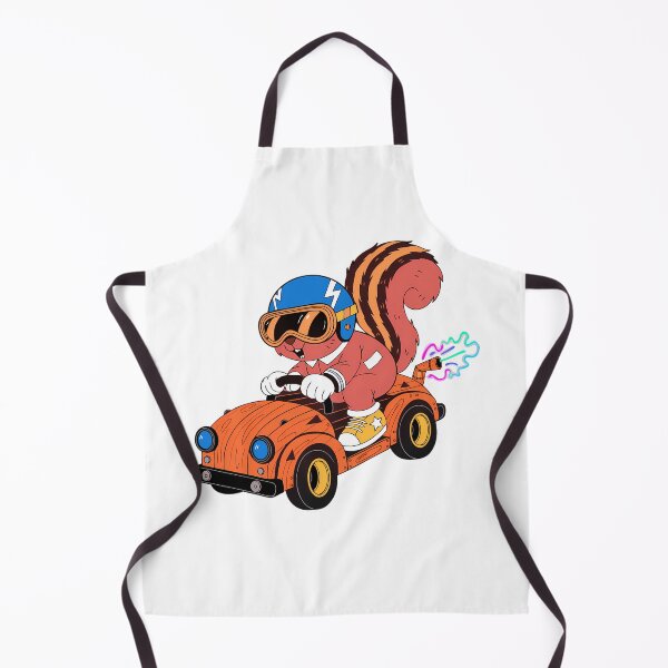 Item preview, Lightning Bolt Squirrel Speedster - Classic Retro Cartoon Racer designed and sold by ArtistryPulse90.